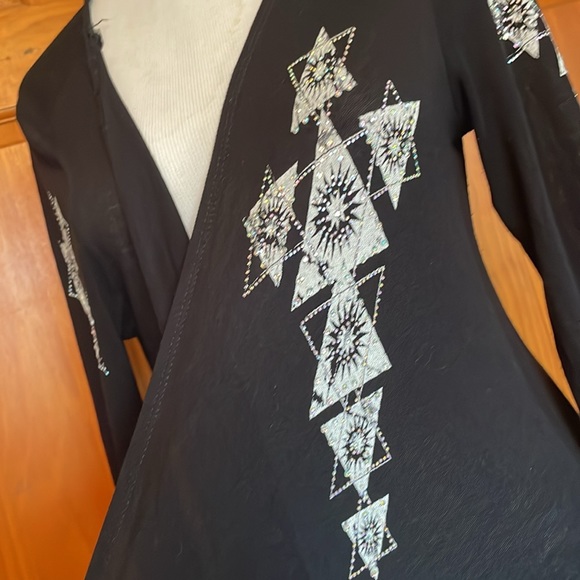 Vocal Brand Lightweight Studded Bling Cardigan - Picture 12 of 12